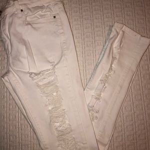 White BlankNYC Ripped Jeans